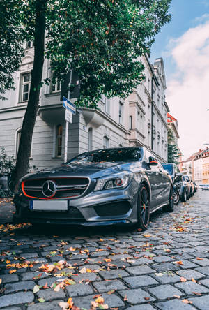 Experience Luxury And Comfort With The Mercedes Benz Amg Wallpaper