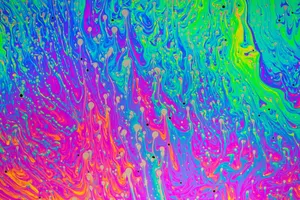 Experience Playful Psychedelic Colors Wallpaper
