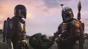 Experience Powerful Computing With The Mandalorian Pc Wallpaper