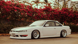 Experience Raw Power With The Nissan Silvia S14 Wallpaper