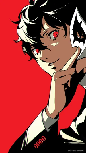 Experience The Chic And Stylish Persona 5 World Wherever You Go With Your Iphone Wallpaper