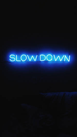 Experience The Electrifying Beauty Of Cool Neon Blue. Wallpaper