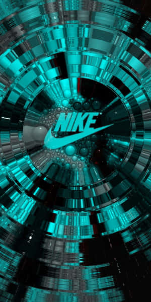 Experience The Energy With Blue Nike Wallpaper