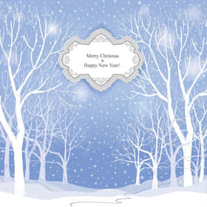 Experience The Magic Of A Christmas Winter Wonderland Wallpaper