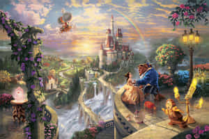 Experience The Magic Of Disney World In Hd Wallpaper