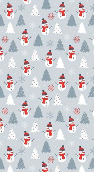 Experience The Magic Of Winter With A White Christmas Iphone Wallpaper
