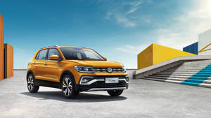 Experience The Power Of Volkswagen With T-cross 280 Tsi Wallpaper