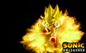 “experience The Speed Of Super Sonic” Wallpaper