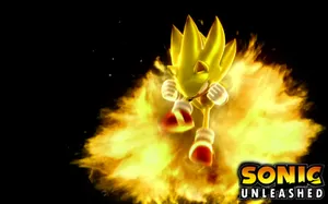 “experience The Speed Of Super Sonic” Wallpaper