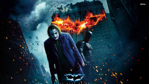 Experience The Thrill Of The Dark Knight Wallpaper