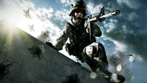 Experience The Thrill Of War With Cool Battlefield 3 Wallpaper