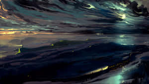 Experience The World Of Darkness With Mac Os Wallpaper