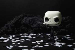 Experience Tim Burton's Nightmare Before Christmas With A Pop-ified Jack Skellington Wallpaper