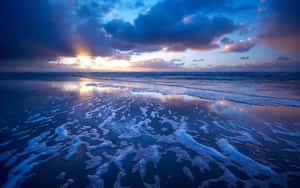 Experience Tranquility And Beauty In Our Pretty Ocean. Wallpaper