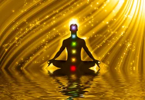 Experiencing Tranquility: A Solo Reiki Meditation Journey Wallpaper