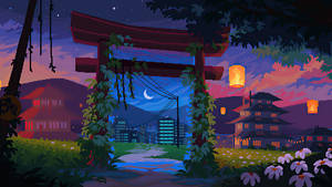 Explore 8-bit Japan In Fascinating Resolution Wallpaper