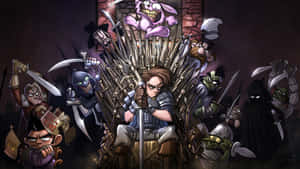 Explore A Digital World Filled With Imagination And Excitement In This Beautiful Game Art. Wallpaper