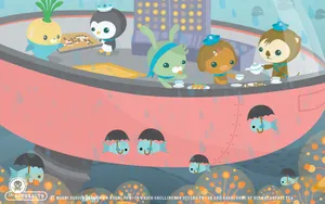 Explore A Magical World Of Adventure With The Octonauts Wallpaper