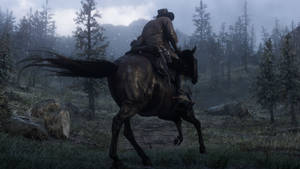 Explore Frontier With Your Noble Steed In Red Dead Redemption 2 Wallpaper