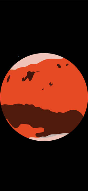 Explore Outer Space With Mars Iphone Wallpaper