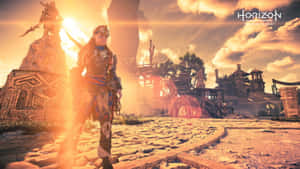 Explore Post-apocalyptic Ruins In Horizon Forbidden West Wallpaper