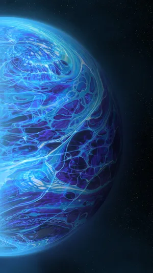 Explore The Beauty Of The Neon Galaxy Wallpaper