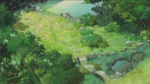Explore The Depths Of Anime Forest Wallpaper