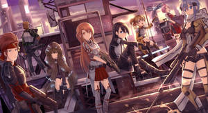 Explore The Epic Alternative Gun Gale Online World From Sword Art Online Wallpaper