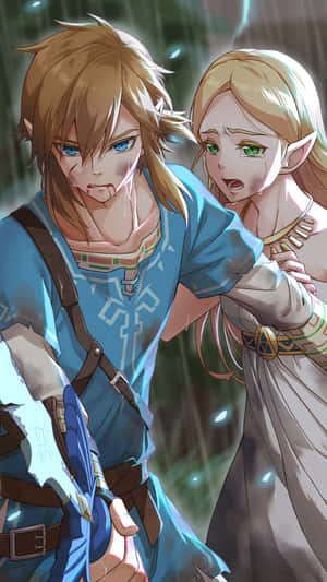 Explore The Fantastical World Of Hyrule With The Latest The Legend Of Zelda Mobile Game! Wallpaper