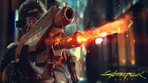 Explore The Futuristic World Of Cyberpunk 2077 Wallpaper
