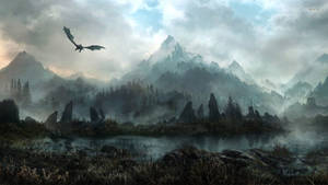 Explore The Magical World Of The Elder Scrolls V: Skyrim Wallpaper