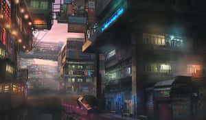 Explore The Neon-lit Streets Of Tokyo Wallpaper