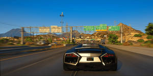 Explore The Open World Of Gta 5 Wallpaper