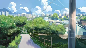 Explore The Pasteldream Of Anime City Wallpaper