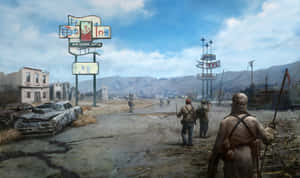 Explore The Post-apocalyptic World Of Fallout New Vegas Wallpaper