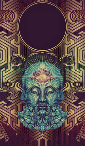 Explore The Psychedelic With A Trippy Stoner Wallpaper