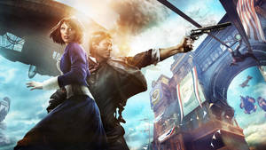 Explore The Soaring Heights Of Columbia In Bioshock Infinite On Your Desktop Wallpaper