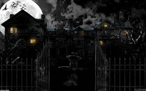 Explore The Unknowen At This Haunted House This Halloween Wallpaper