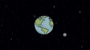 “explore The Unknown With Courage!” Wallpaper