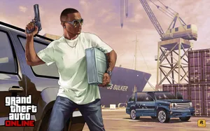 Explore The Vast And Dangerous World Of Grand Theft Auto Online. Wallpaper