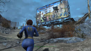 Explore The Wasteland With This Fallout 4 Pc Wallpaper
