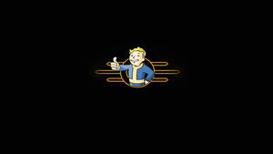 Explore The Wasteland With Vault-boy Wallpaper