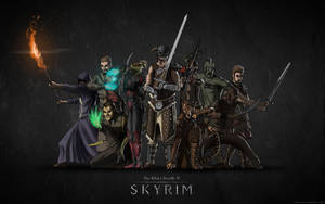 Explore The Wonders Of The Elder Scrolls: Skyrim Wallpaper