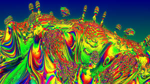 Explore The World Of Psychedelic Mushrooms Wallpaper