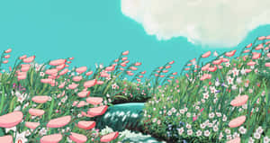 Explore Your Imagination With Aesthetic Ghibli Wallpaper