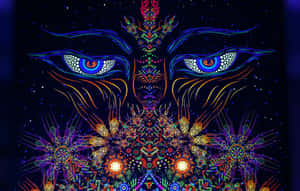 Explore Your Subconscious With This Trippy Dark Psychedelic Experience Wallpaper