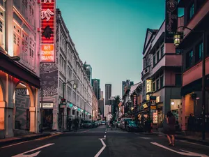 Exploring The Colorful Nightlife Of Macau City Wallpaper