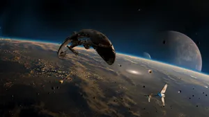 Exploring The Mysteries Of Outer Space Wallpaper