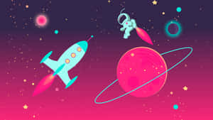 Exploring The Vastness Of Space Wallpaper