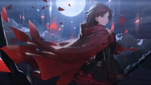 Exploring The World Of Rwby With Ruby Rose Wallpaper
